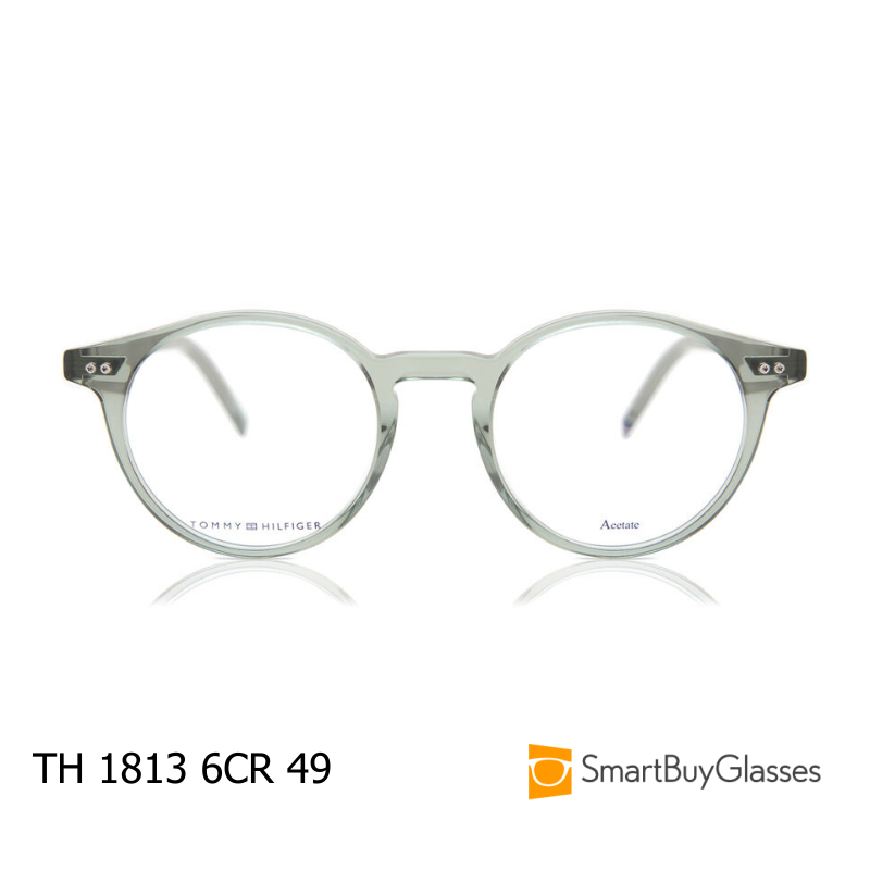 tommyhilfiger眼镜透明圆框男女板材TH1813镜架 TH 1813