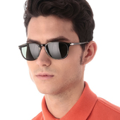 Persol太阳镜复古时尚 百搭玳瑁色板材椭圆镜框墨镜PO3019S