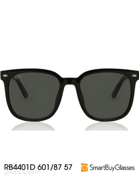RayBan雷朋太阳镜男女款小脸时尚黑框墨镜RB4401D