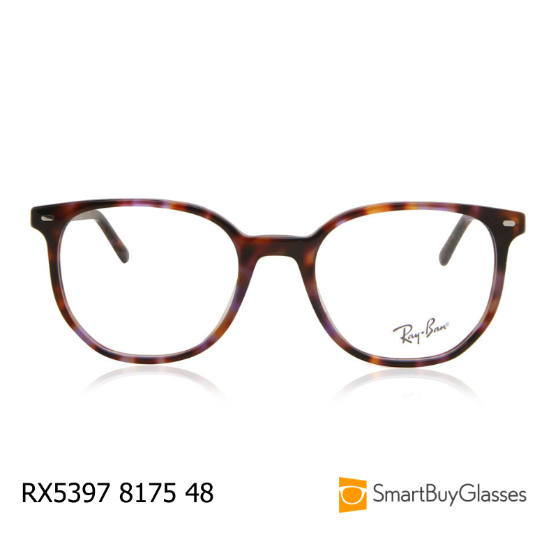 Ray-Ban雷朋玳瑁镜框圆框眼镜架男女板材框架镜RX5397