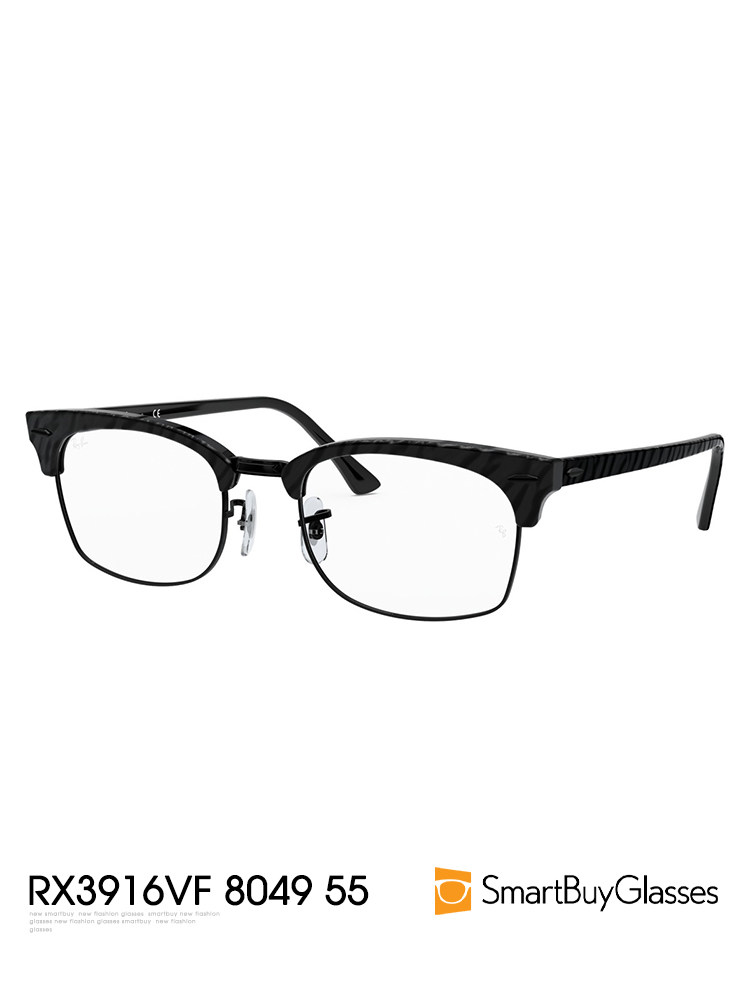 Ray Ban雷朋眼镜架 时尚半框型男舒适商务风端庄框架镜 RX3916VF