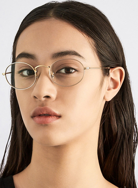 rayban雷朋框架镜 金丝校园时尚复古韩系框架镜蓝光镜框 RX3547V
