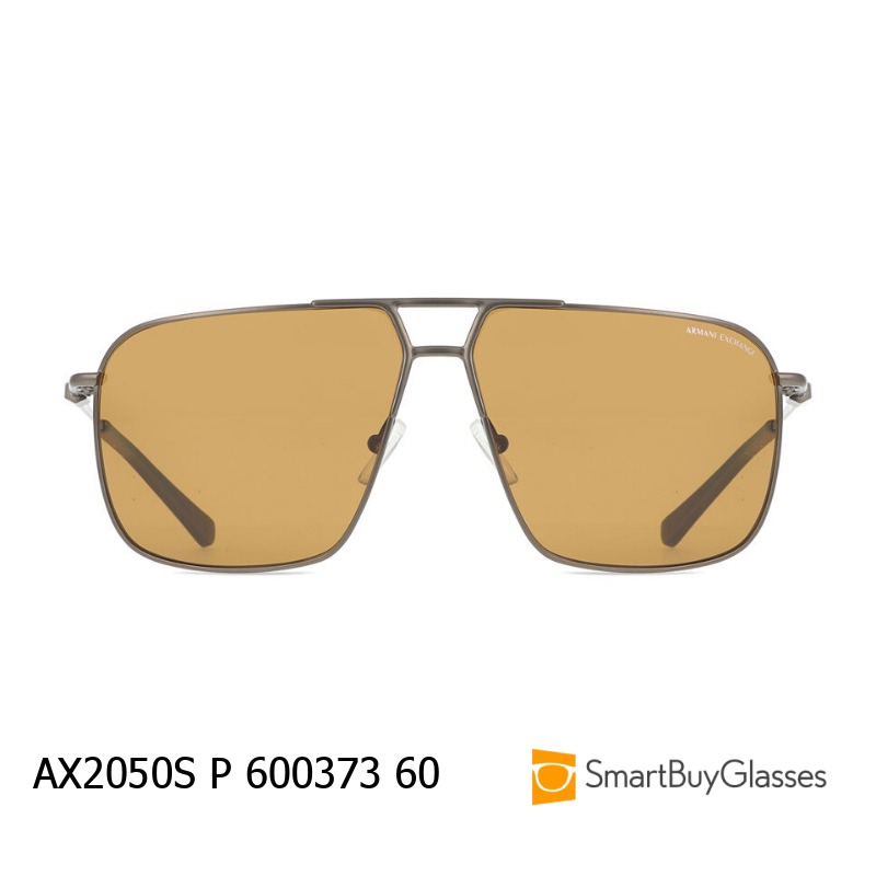 阿玛尼偏光墨镜金属双梁男士太阳镜Armani Exchange AX2050S