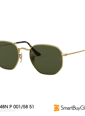 Rayban雷朋偏光太阳眼镜正品男欧美六边形度假偏光墨镜 RB3548N P