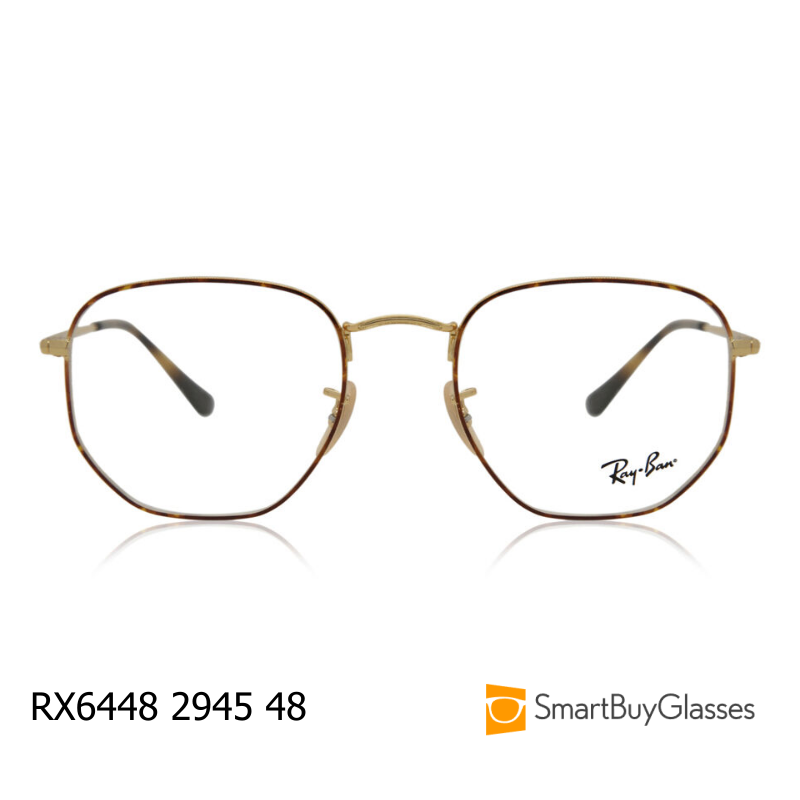 rayban眼镜雷朋金属细框眼镜架男女复古圆框框架镜 RX6448
