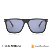 黑色时尚 TOM FORD方框太阳镜男士 大框墨镜防晒遮阳眼镜