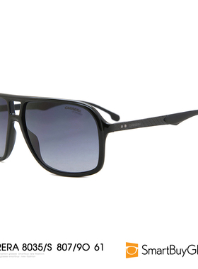 Carrera/卡雷拉太阳镜黑色双梁潮酷街拍男士墨镜8035/S