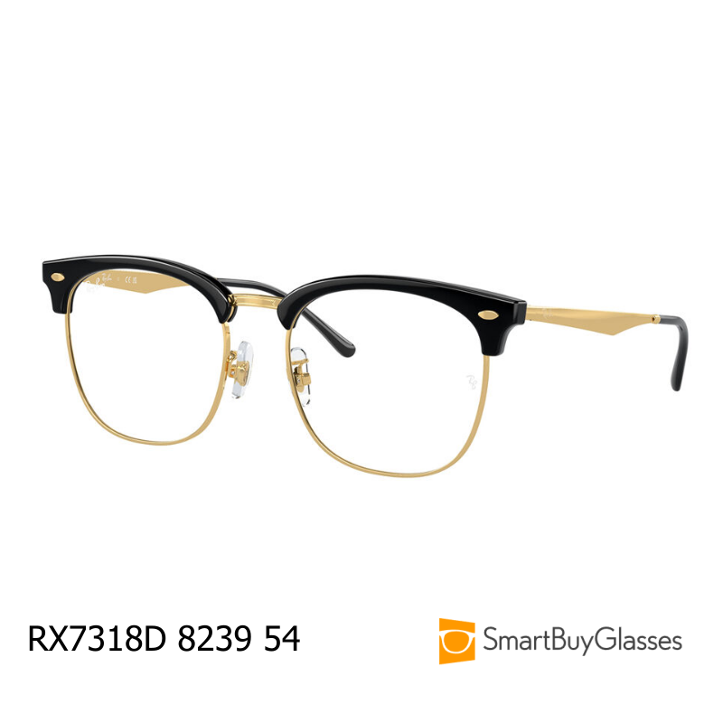 Rayban眼镜雷朋有鼻托金属眉线框眼镜框架 RX7318D