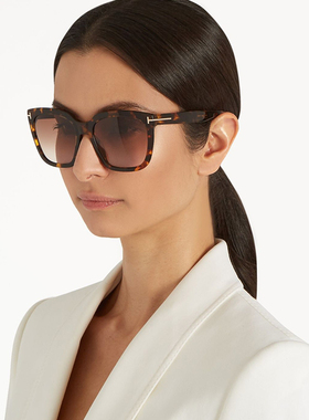 Tom Ford汤姆福特太阳眼镜正品女方框显脸小洋气欧美墨镜 FT0502