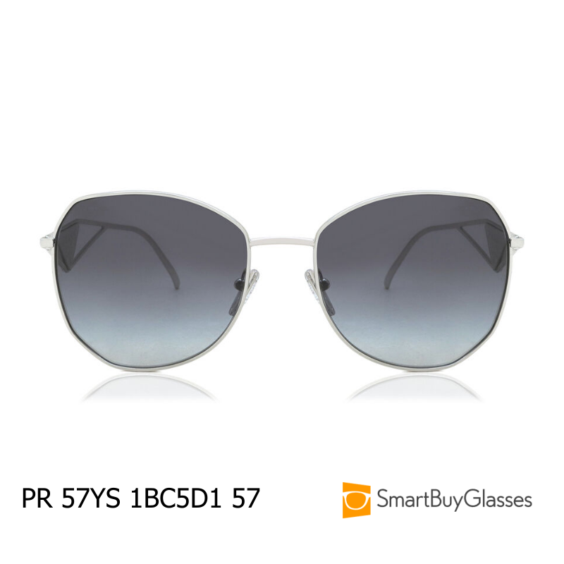 Prada/普拉达 金属圆框男女时尚遮阳墨镜老钱风太阳眼镜 PR 57YS