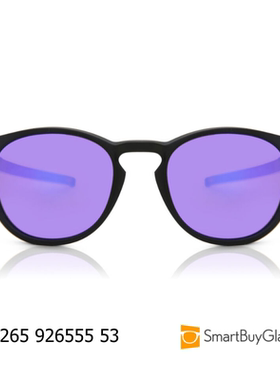 Oakley/欧克利 复古圆框太阳镜男女时尚紫色镜片防晒墨镜OO9265