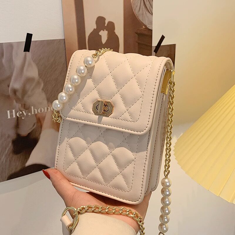 小包包女2022新款夏季高级感2023迷你链条斜挎包百搭超火手机包