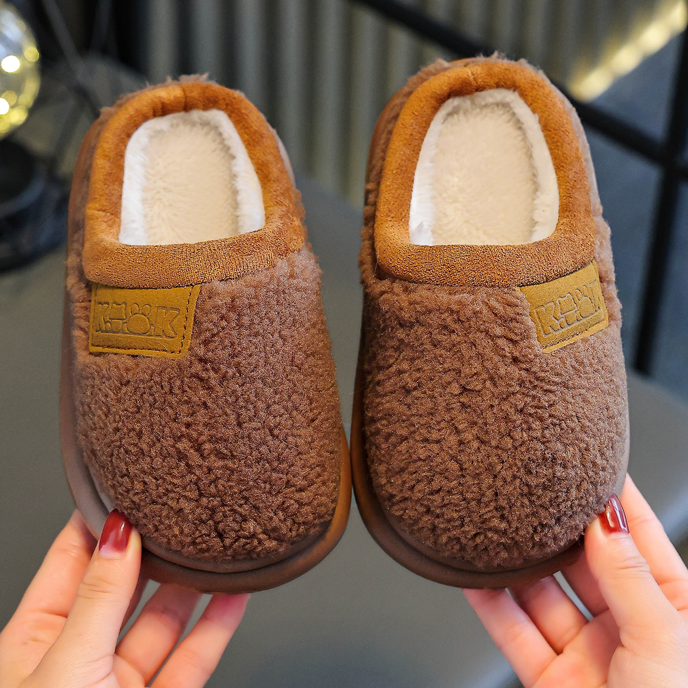 居家儿童棉拖鞋男女童学生拖鞋