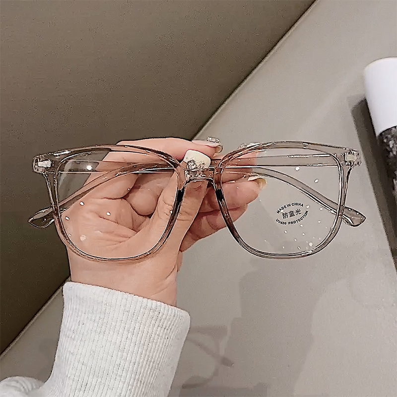 素颜神器韩版潮脸小显瘦防蓝光学生平光镜近视眼镜框架女可配度数