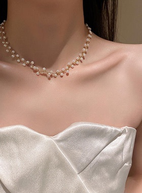 迪奥新款珍珠项链时尚高级感轻奢