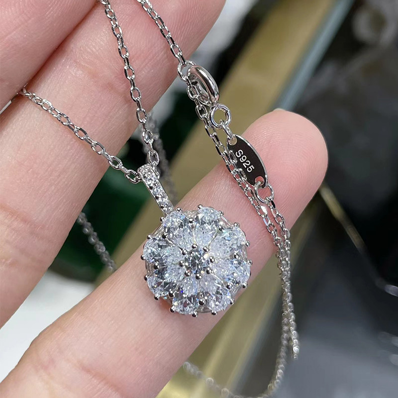 奥米迪奥格桑花项链小众设计