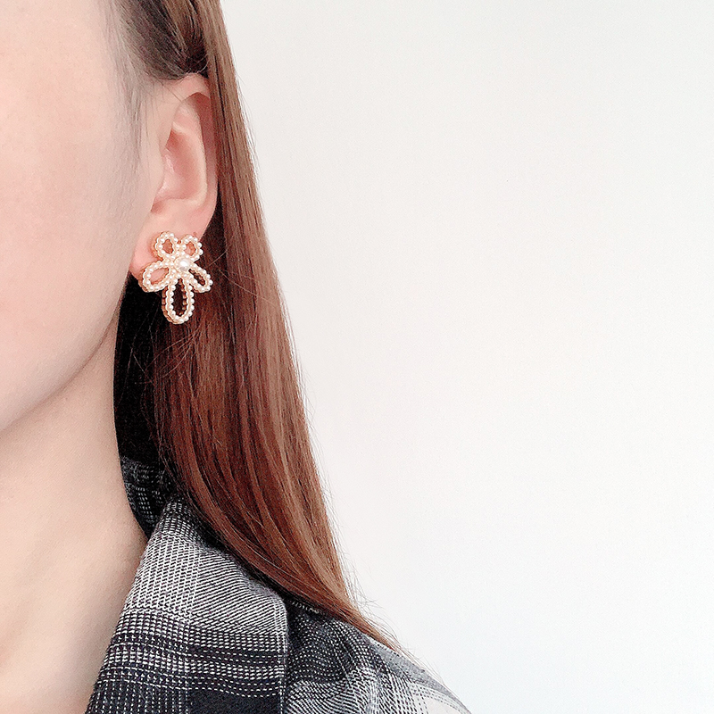 奥米花朵925银百搭风新网红珍珠