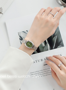 诺尔贝诗手表女小众轻奢高级感简约气质女款小表盘学生初高中法国