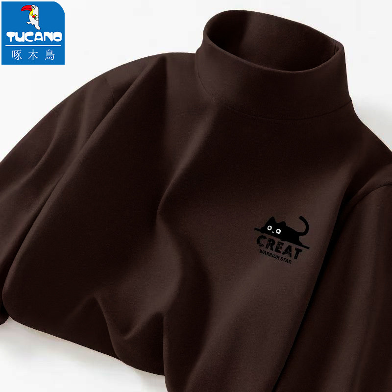 啄木鸟高领打底衫男绒德秋冬季双面绒长袖内搭男士保暖抗菌秋衣,男装,T恤,淘宝优惠券,粉丝福利购,淘宝优惠卷