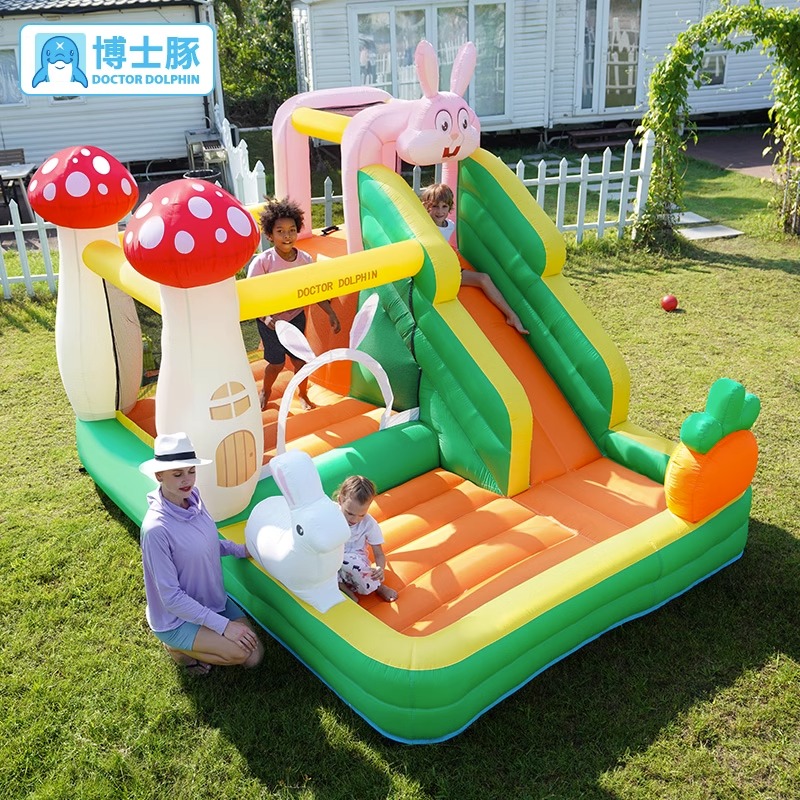 博士豚兔子充气城堡蹦蹦床