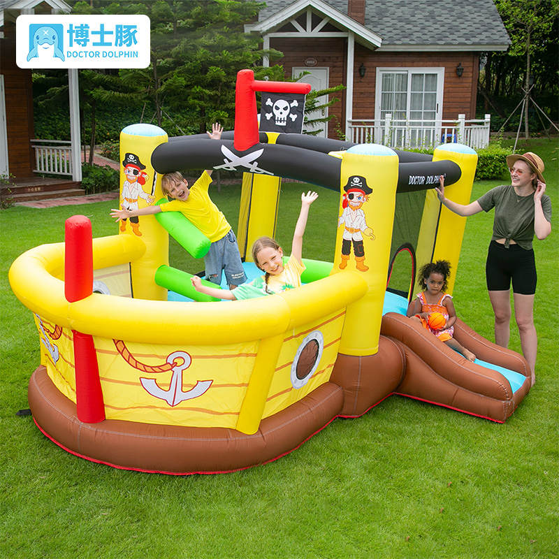 博士豚海盜船充氣城堡兒童