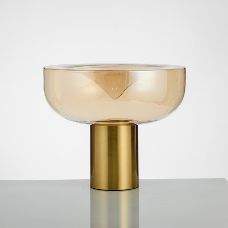 后现代个性玻璃设计台灯客厅