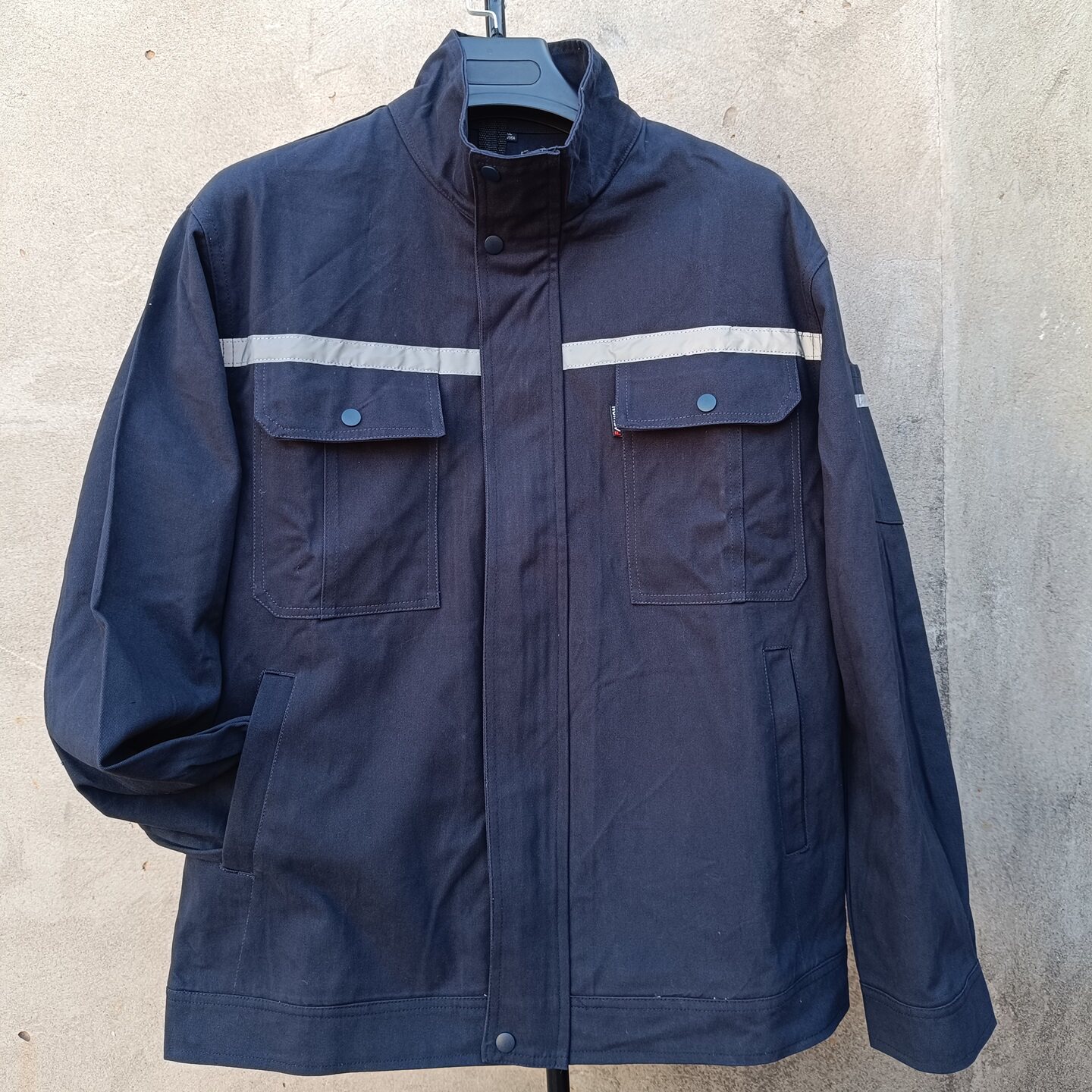 工作服春秋男款立领外套多口袋长袖制服工厂工地电工汽修劳保服