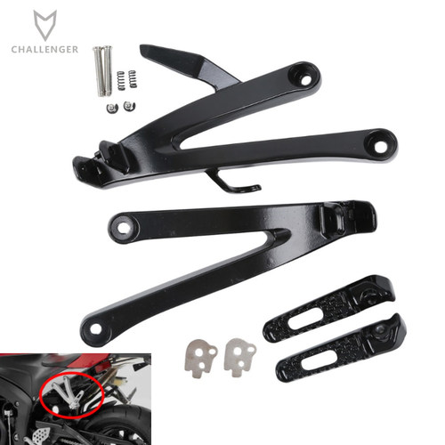 适用本田CBR600RR摩托车改装后脚踏配件脚蹬三角板支架2007-2023