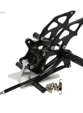 摩托车改装配件EX250 08-12 300R 13-14年前脚踏脚蹬支架三角板