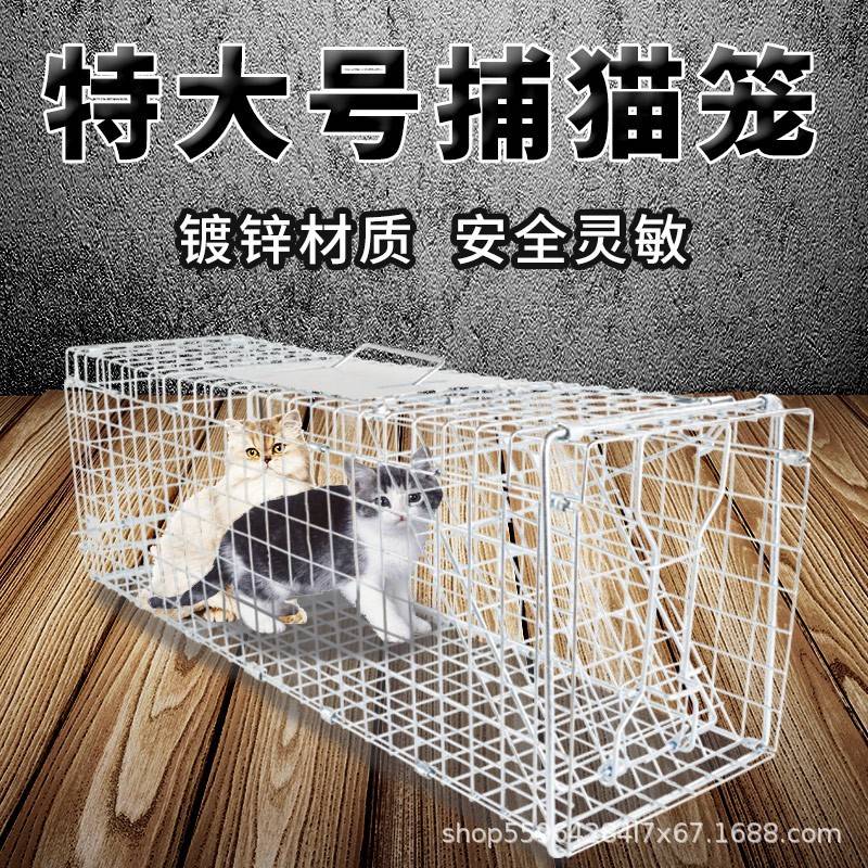 全自动捕猫笼抓猫大号抓流浪猫笼子专用扑捉夹猫咪笼捕猫