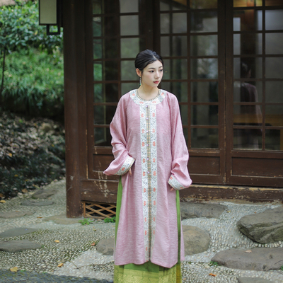 杉水集明制汉服万历长衫