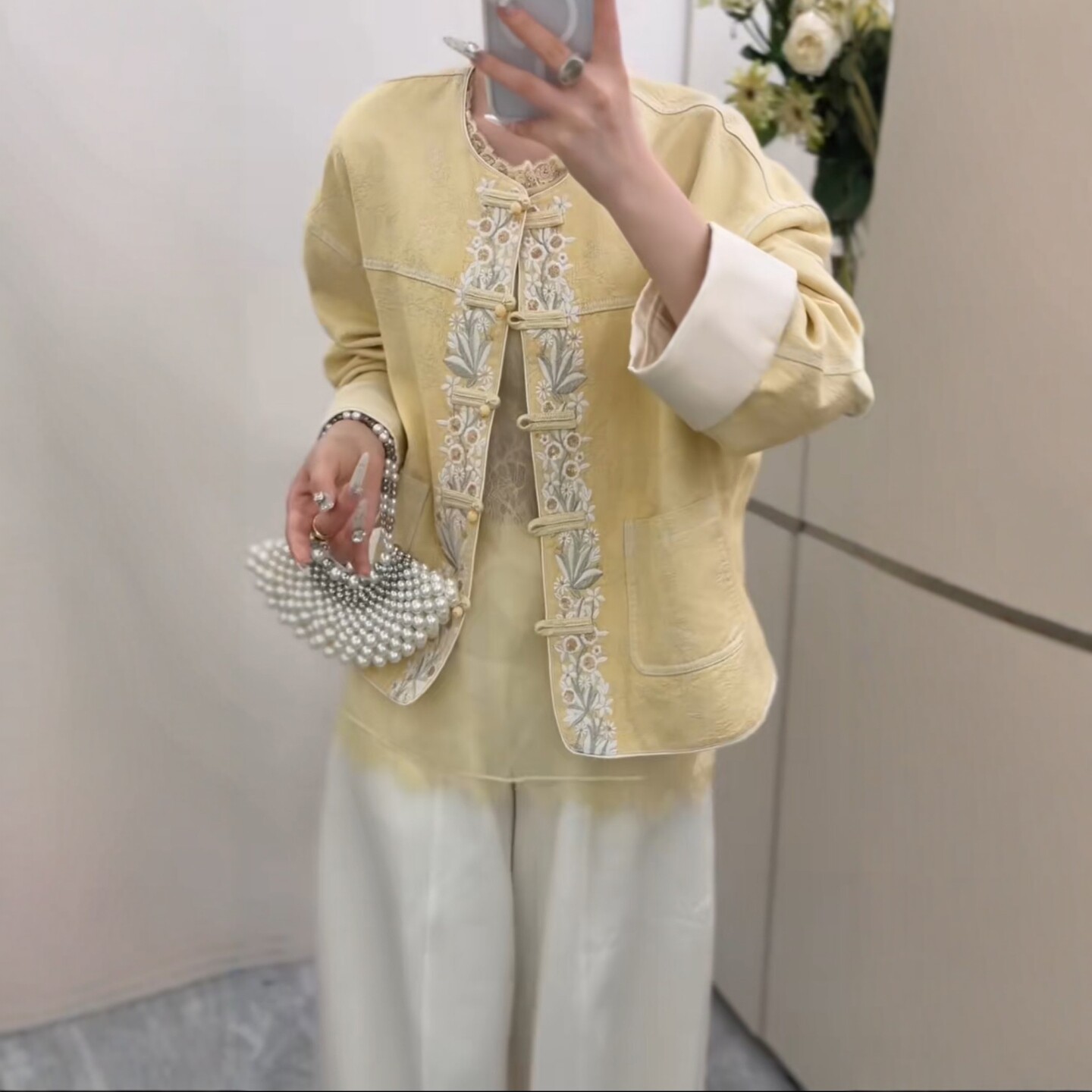 欧洲站2026春夏新款DT.Dong单排扣双口袋国风休闲短款外套女26168