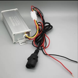 电动车转换器36-72v转12v品字插头逆变器接灯箱广告牌地摊灯通用