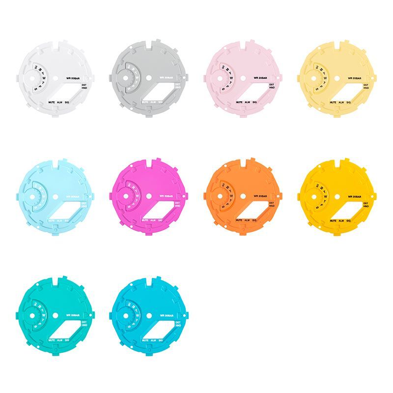 农家橡改装适配GA-2100/2110表盘配件潮流时尚潮流刻度字面表面