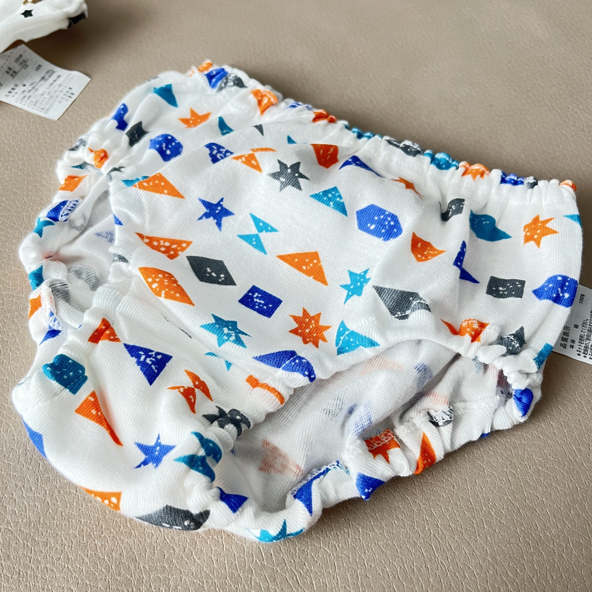 2条装日系纯棉女童面包裤不夹pp女宝三角内裤A类柔软弹力吸汗透气