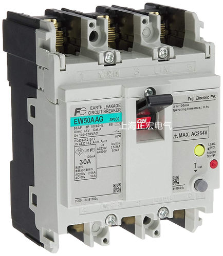 原装日本进口富士Fe漏电断路器 EW50AAG 3P40A50A30A32A20A10现货