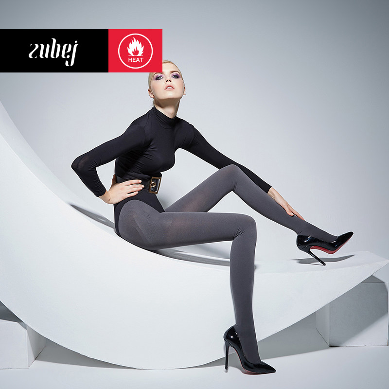 足倍健580D加绒瘦腿袜 秋冬季塑形打底裤 美腿连裤袜子加厚保暖