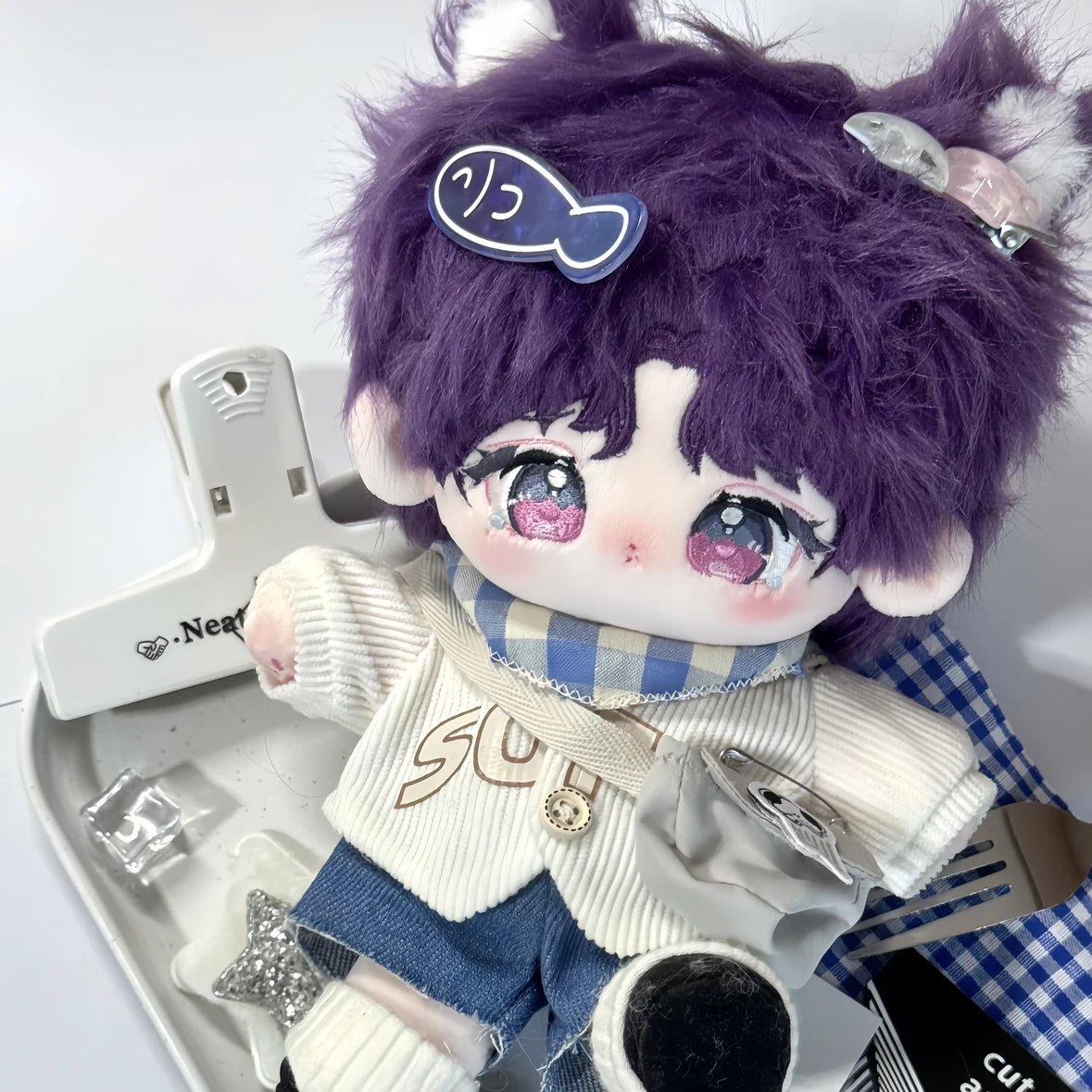 【原创正版】恋与深空祁煜属性鱼小满20cm棉花娃娃可爱玩偶礼物