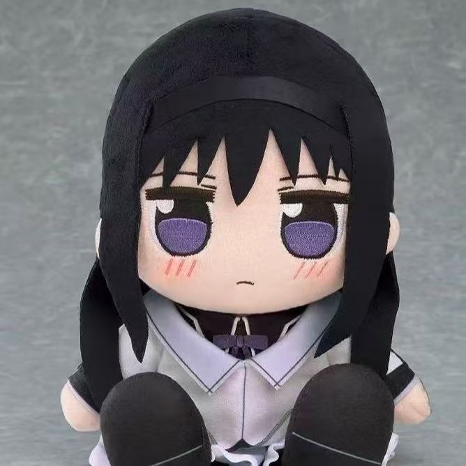 全新代餐GSC魔法少女小圆鹿目圆晓美焰属性17cm棉花娃娃周边玩偶