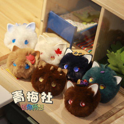 原创原神同人猫猫球摆件