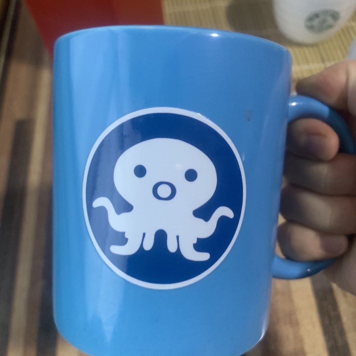 章鱼热可可马克杯咖啡杯牛奶杯陶瓷水杯可爱卡通送礼物家用礼品杯
