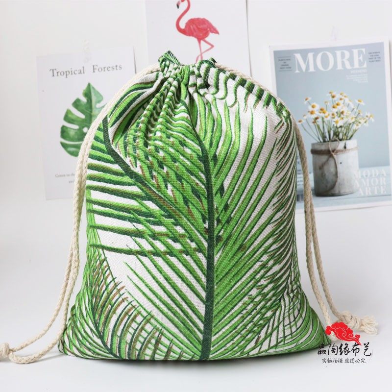 大号 24*28厘米 卡通动物 文艺大布袋子 拉绳袋 文具化妆品收纳袋,收纳整理,其他收纳袋,淘宝优惠券,粉丝福利购,淘宝优惠卷