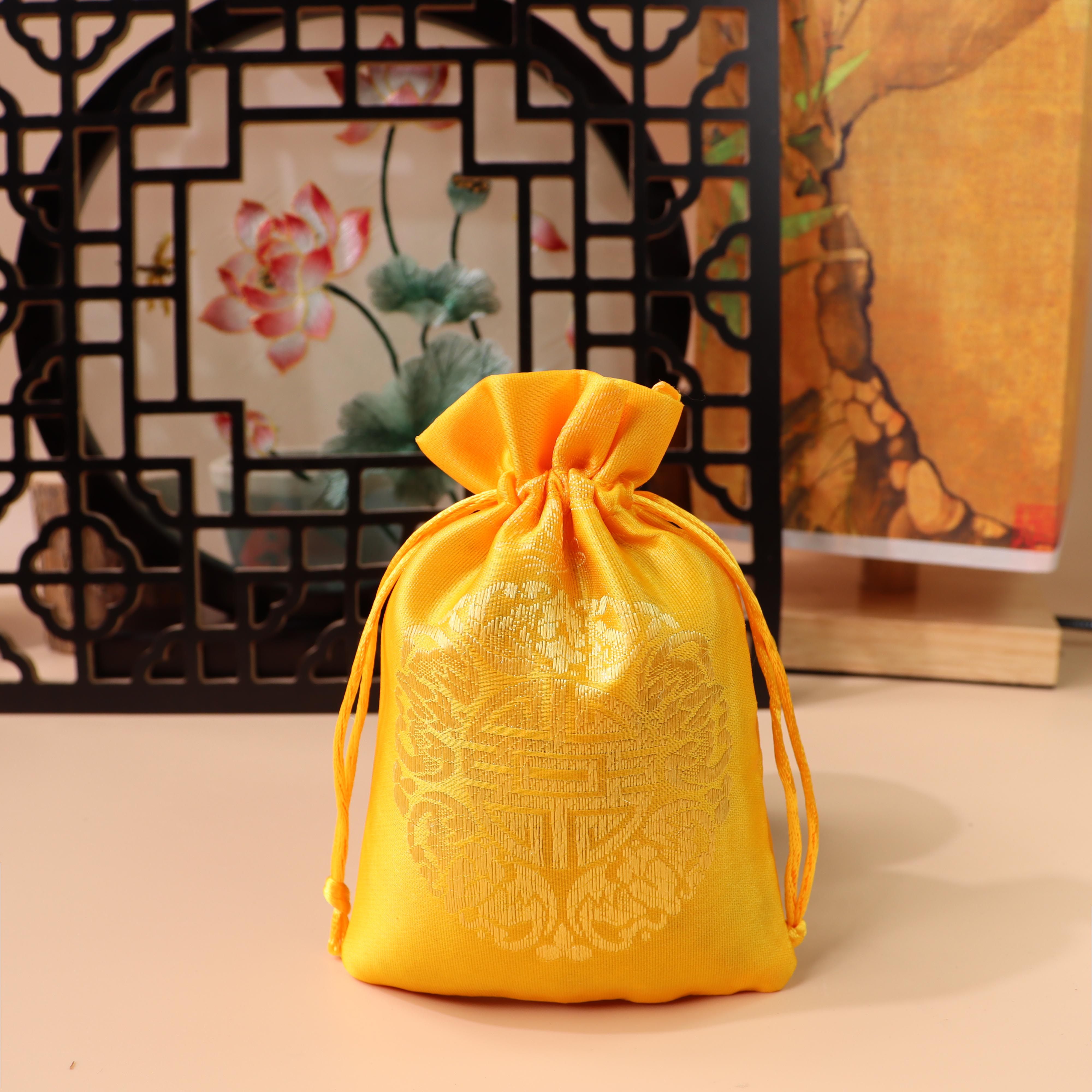 新年彩色百福压岁福袋绸缎小抽口首饰袋创意束口珠宝袋古玩布袋子,饰品/流行首饰/时尚饰品新,首饰袋,淘宝优惠券,粉丝福利购,淘宝优惠卷