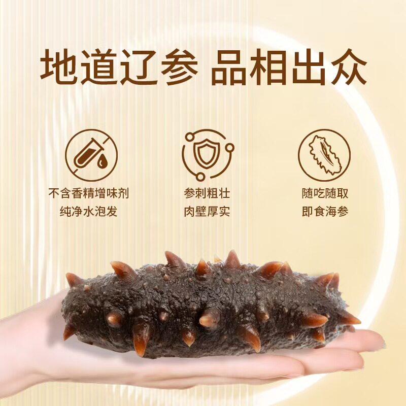 纯正堂正宗深海底辽刺参即食海参