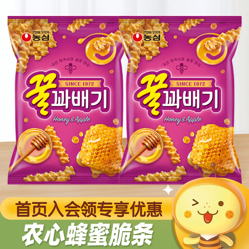 韩国进口农心蜂蜜苹果脆条