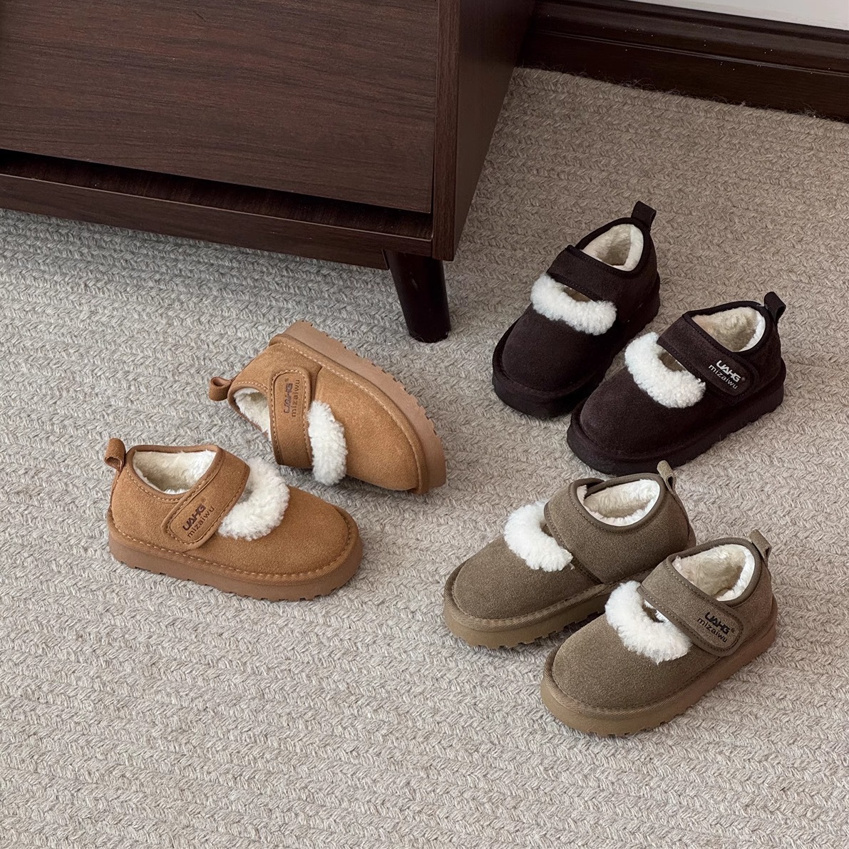 JLD金乐迪儿童加绒加厚棉鞋