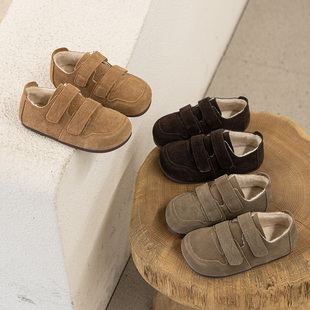 儿童勃肯鞋2025冬季新款豆豆鞋男童宝宝二棉鞋女童加绒豆豆鞋保暖