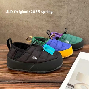 儿童棉拖鞋2025冬季新款女童防滑男童加绒面包鞋子保暖雪地靴宝宝