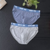 三衩裤 2条9.9 头 中腰透气很柔软很舒适 95%棉质男士 男内裤 三角裤