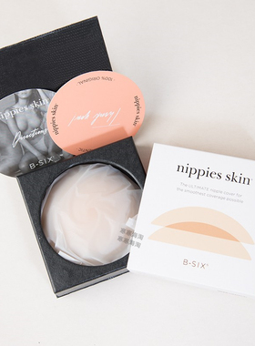 美国Bristols 6 bsix NippiesSkin无痕隐形粘性硅胶文胸胸贴乳贴